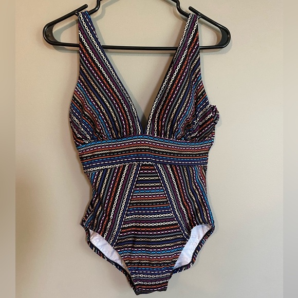 Miraclesuit Shimmer Links Odyssey One Piece Swimsuit Size 10 - Picture 7 of 16